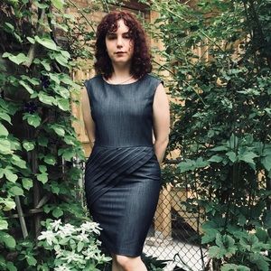 *New With Tag* Calvin Klein Dark Blue Sheath Dress